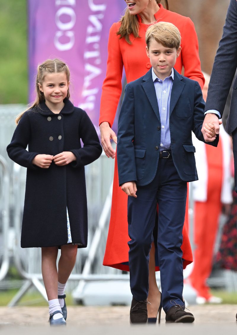 Princess Charlotte and Prince George