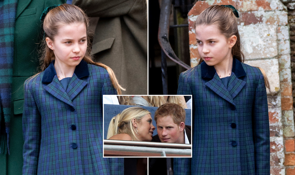 Princess Charlotte, Chelsy Davy and Prince Harry