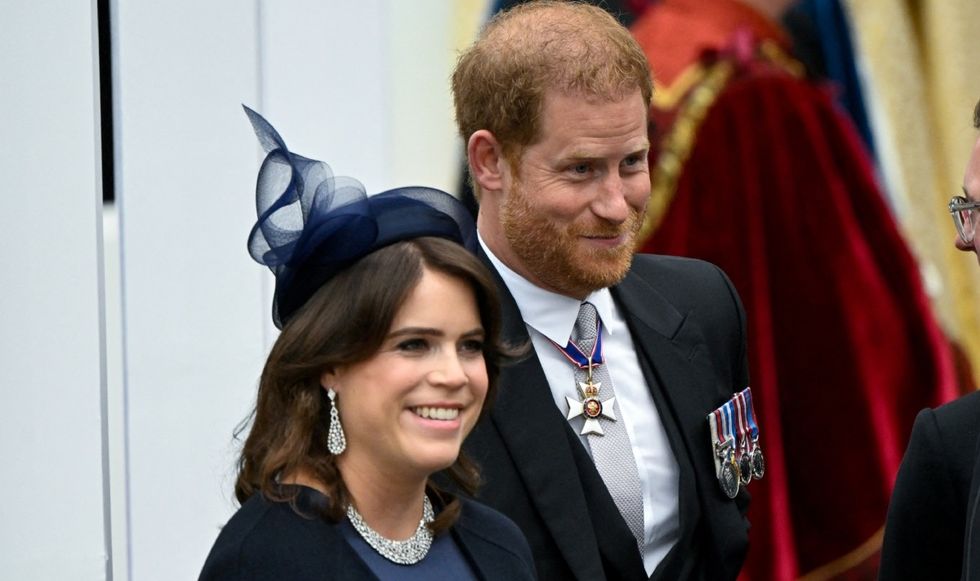 Princess Eugenie and Prince Harry