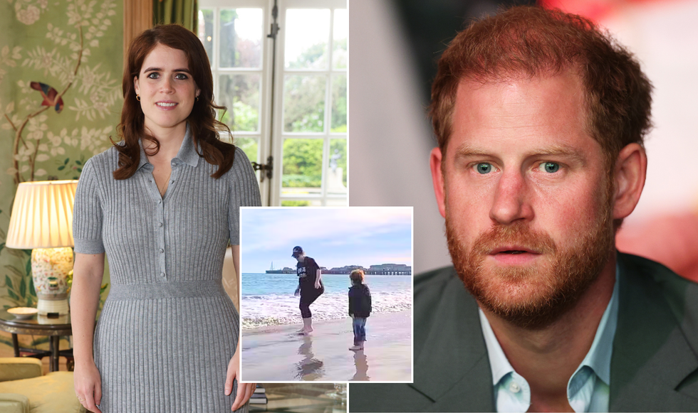 Princess Eugenie and Prince Harry