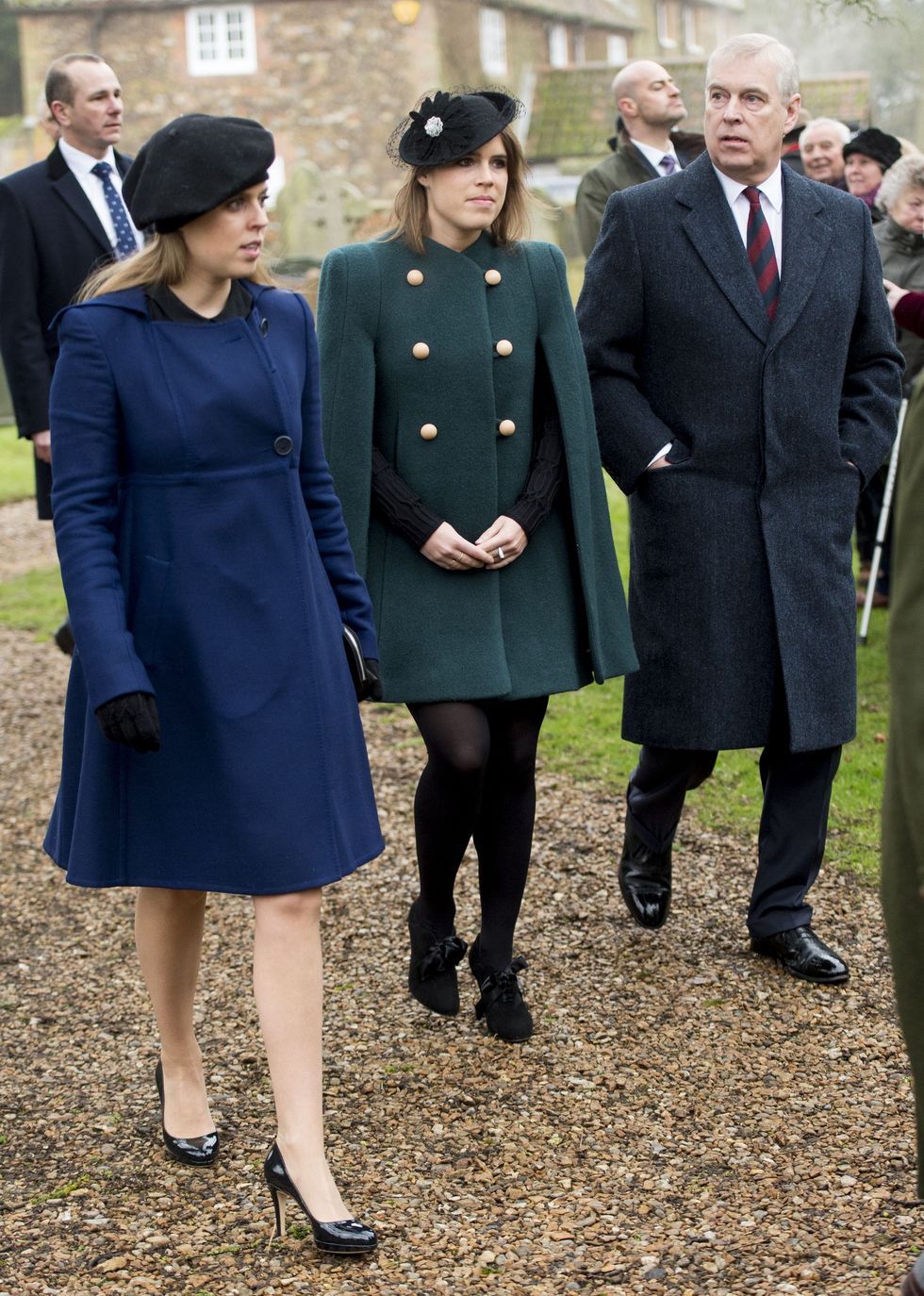 Princess Eugenie, Princess Beatrice, Prince Andrew