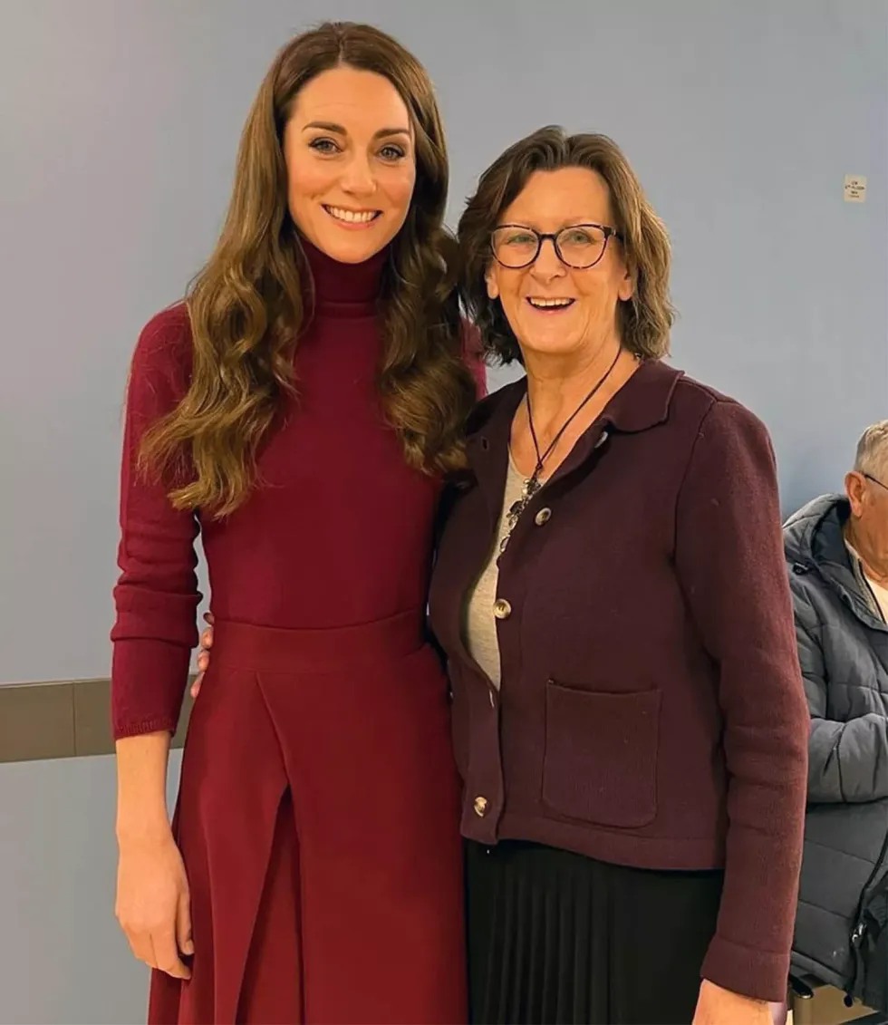 Princess Kate and Angela Terry