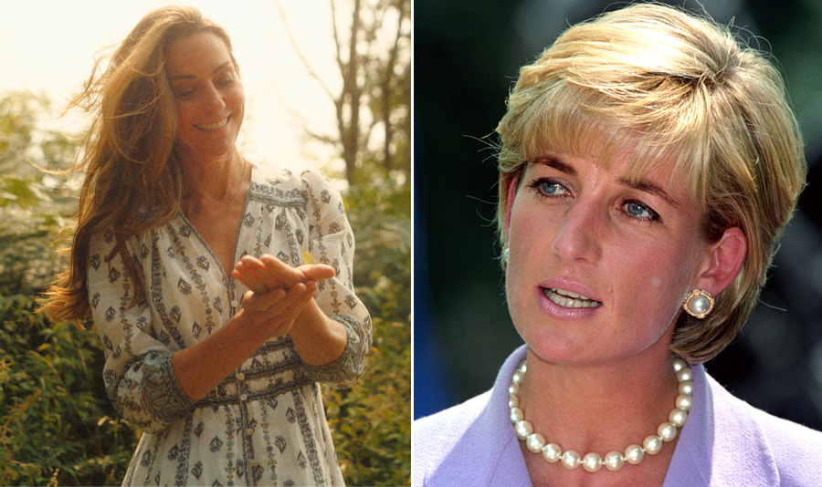 Princess Kate and Princess Diana