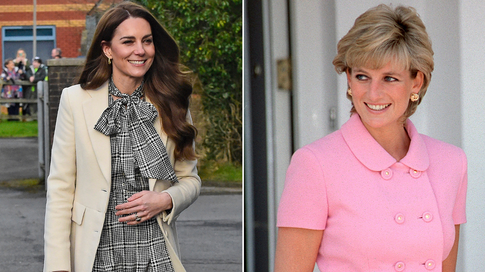 Princess Kate and Princess Diana