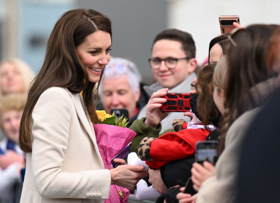 Princess Kate meeting members of the public