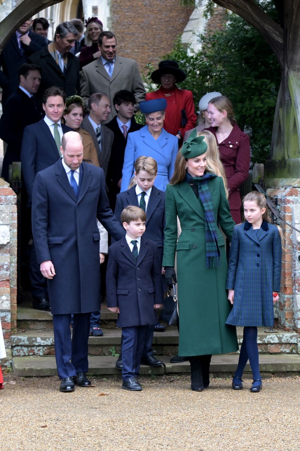 Princess Kate, Prince William and Princess Beatrice