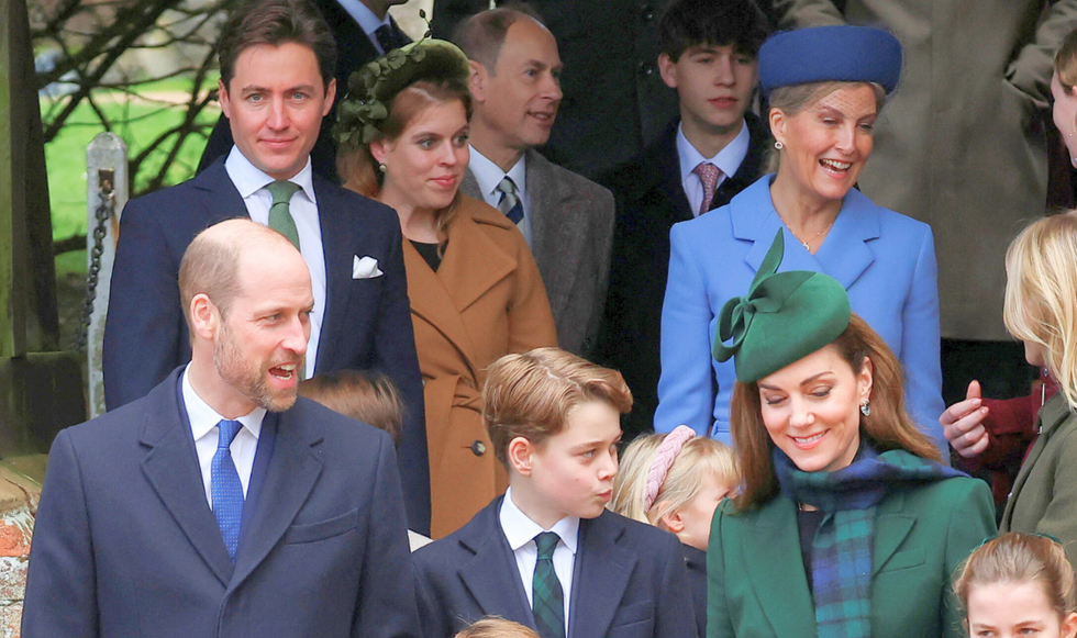 Princess Kate, Prince William and Princess Beatrice