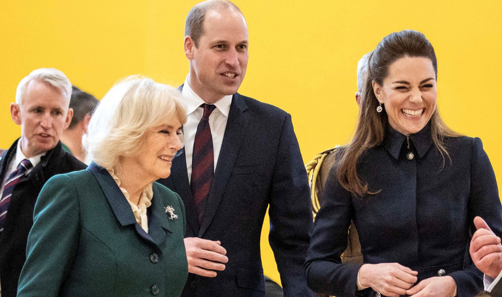 Princess Kate, Prince William and Queen Camilla