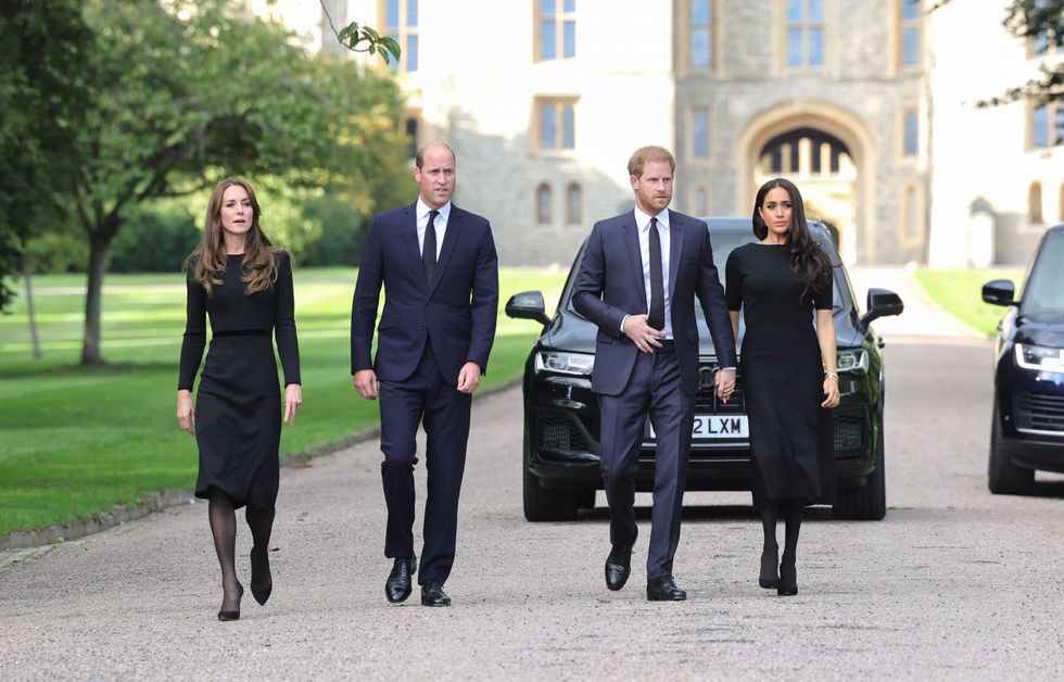 Princess Kate, Prince William, Prince Harry, Meghan Markle