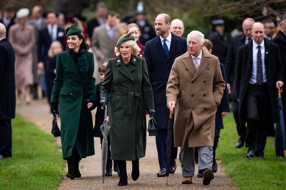 Princess Kate, Queen Camilla and King Charles