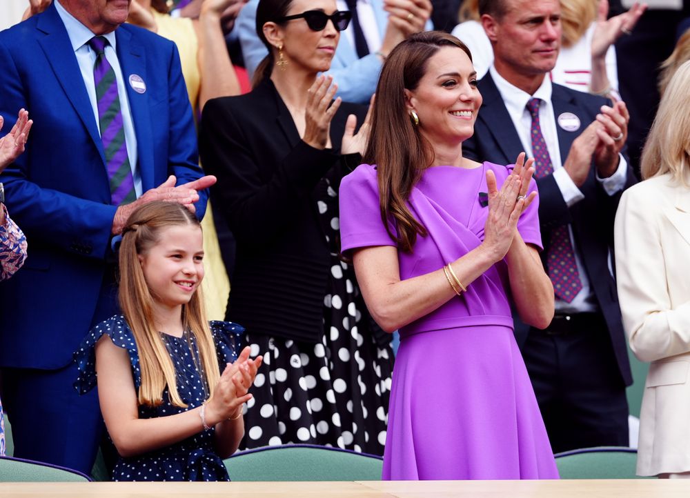 Princess of Wales and and Princess Charlotte in the royal box