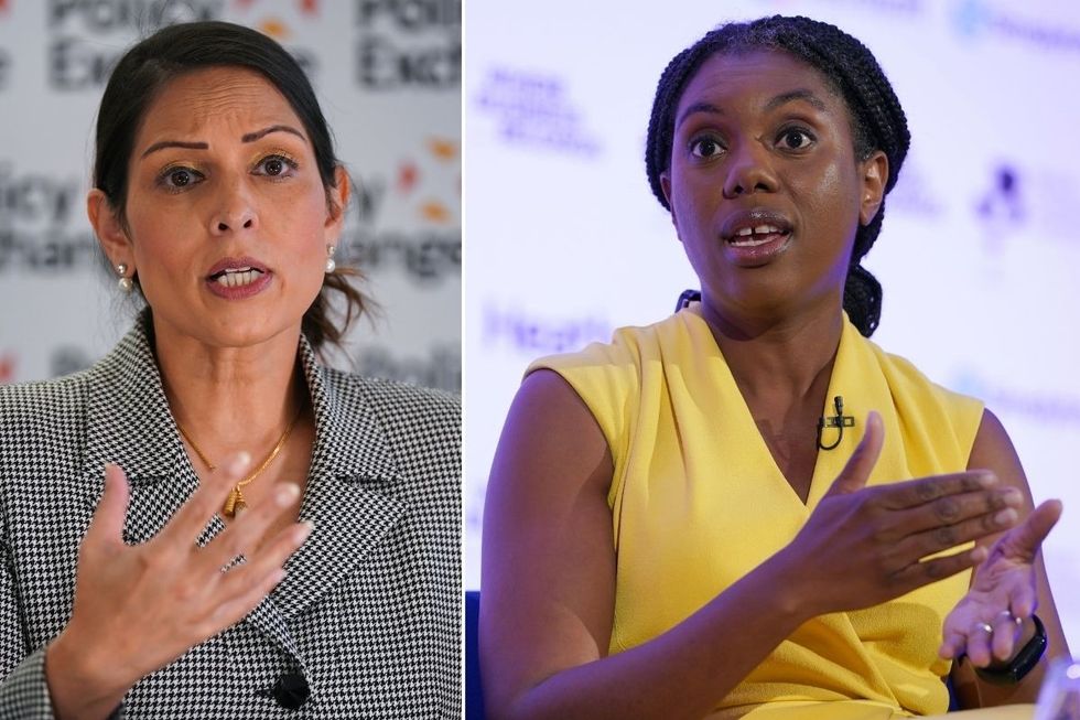 Priti Patel and Kemi Badenoch