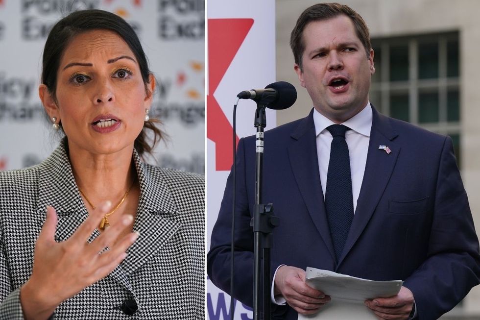 Priti Patel and Robert Jenrick