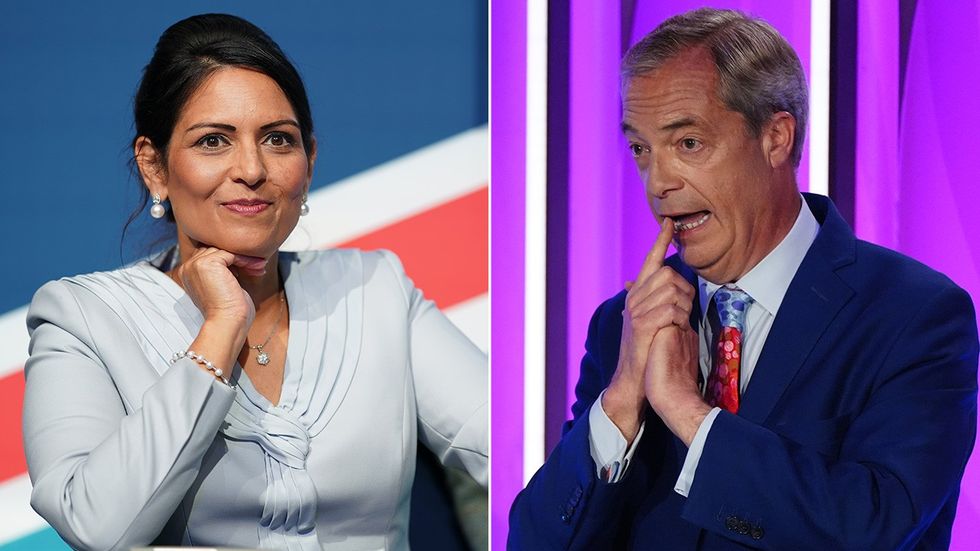 Priti Patel, Nigel Farage