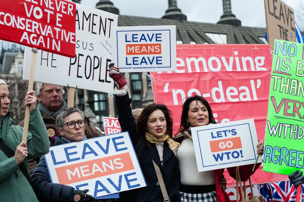 Pro-Brexit demonstration