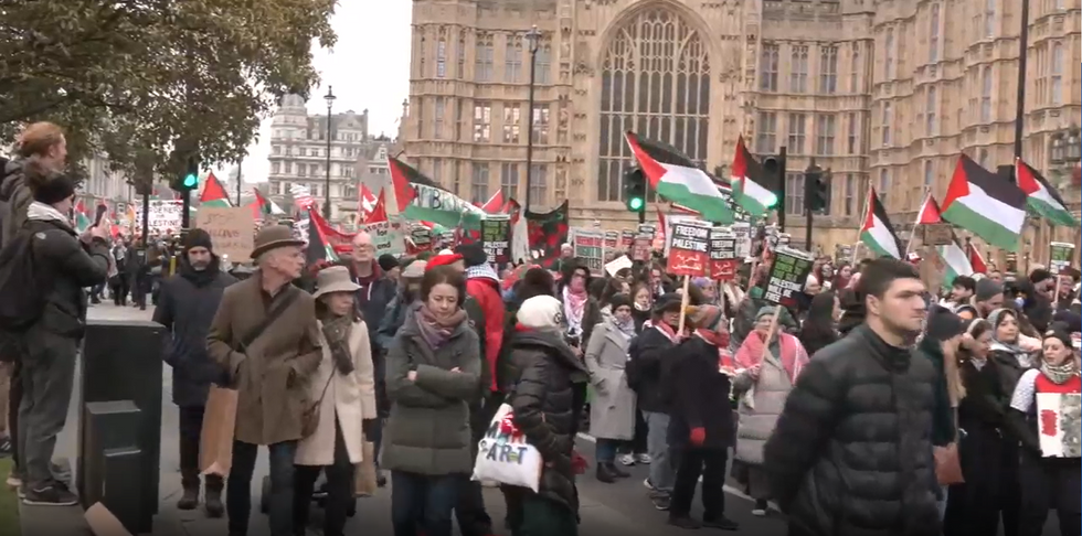 Pro-Palestine march