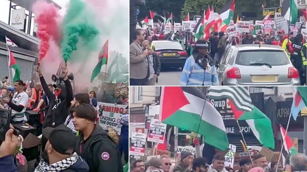 Pro-Palestine protest in Birmingham