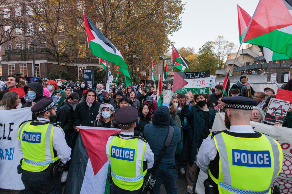 Pro-Palestine protests in LondonGeology is 'racist' and linked to 'white supremacy' claims university professor