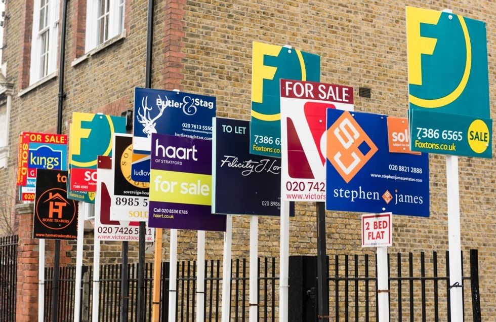 Property sale signs 