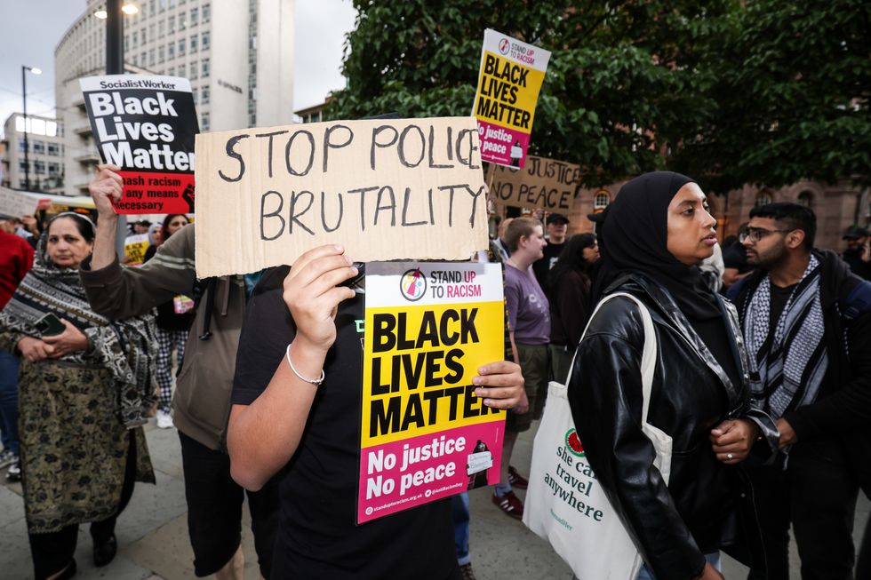 Protest in Manchester