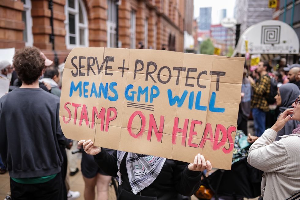 Protest placard