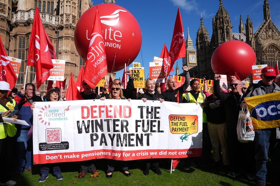 Protests against Winter Fuel Payments