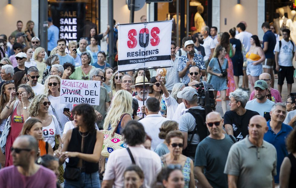 Protests in Majorca