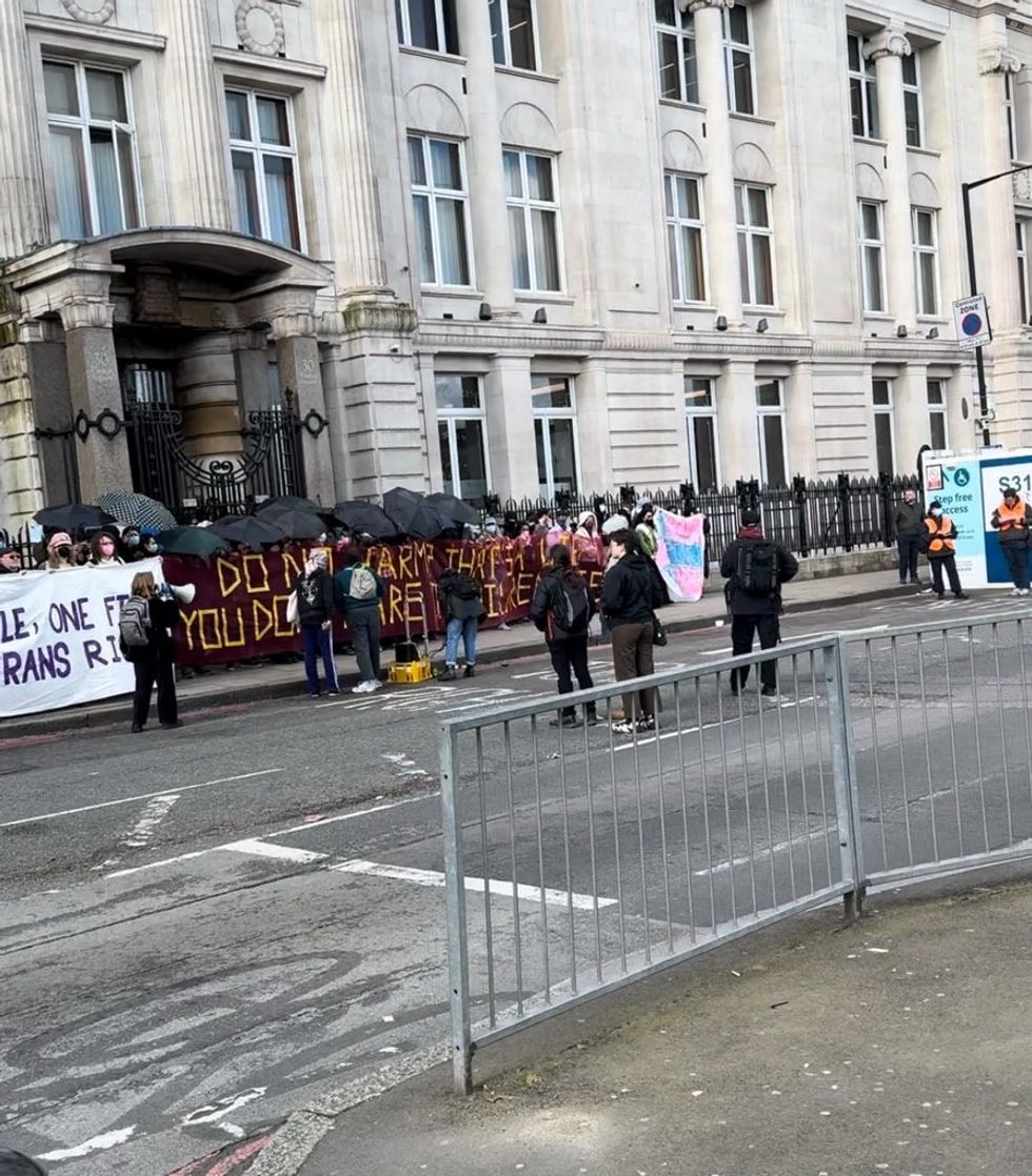 Sex And Gender Conference Disrupted After Protesters Threw Smoke Bombs As Police Rush To The Scene 2749