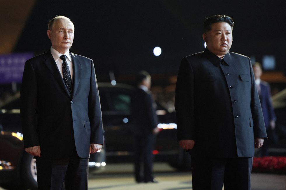 Putin and Kim Jong-un