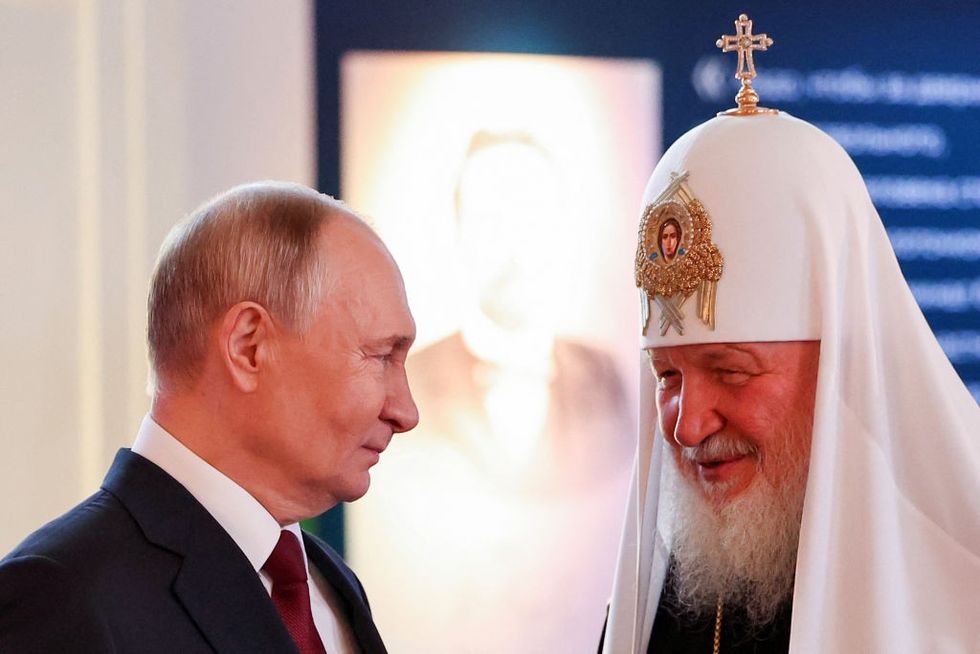 Putin and Orthodox Church Patriarch Kirill