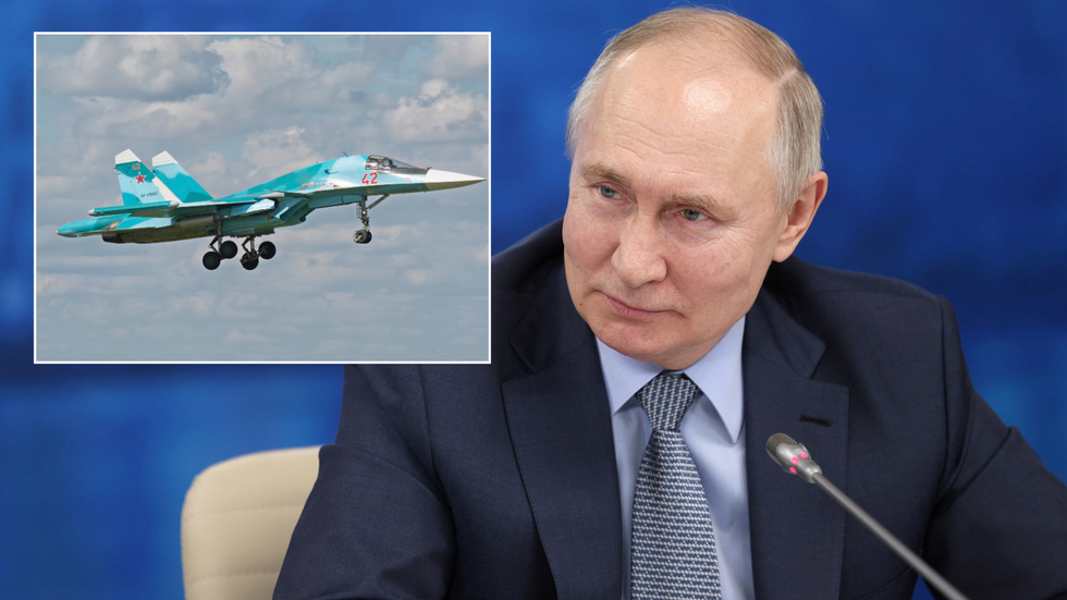 Vladimir Putin loses £40 MILLION bomber plane in blast as total ...