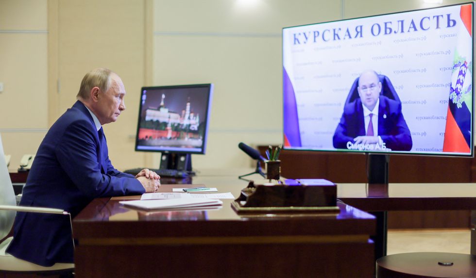 Putin video call with Alexei Smirnov