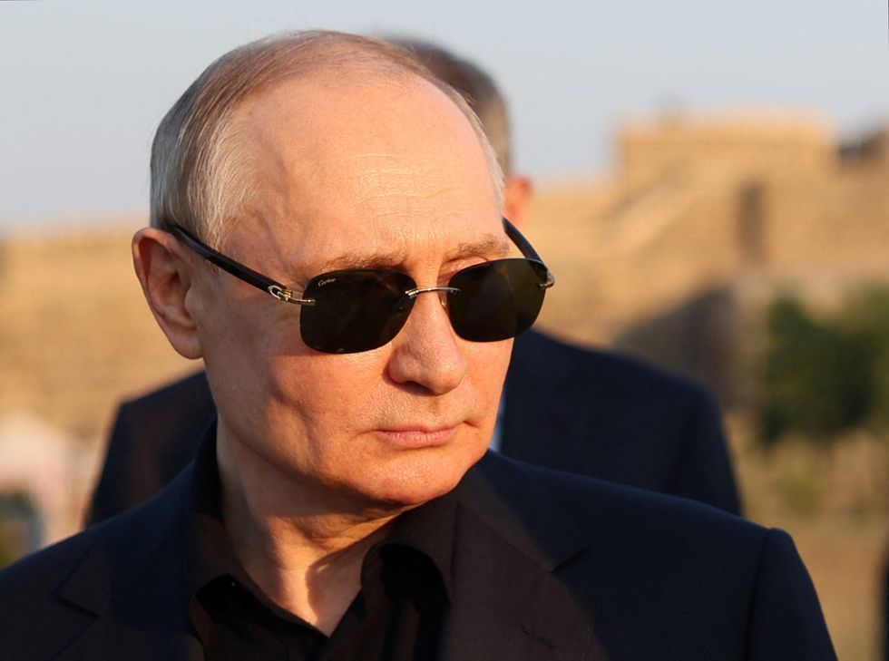 Putin visits Naryn-Kala fortress in Derbent in the southern region of Dagestan, Russia on June 28\u200b