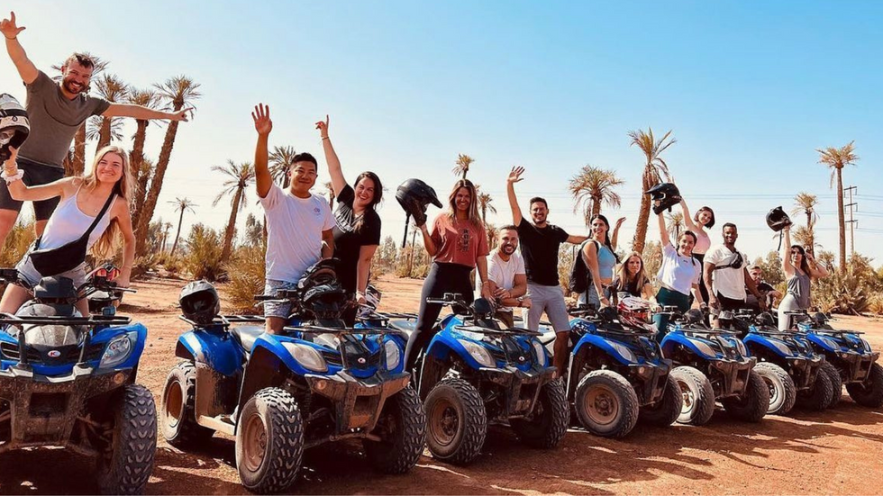 Quad-bikes in Morroco