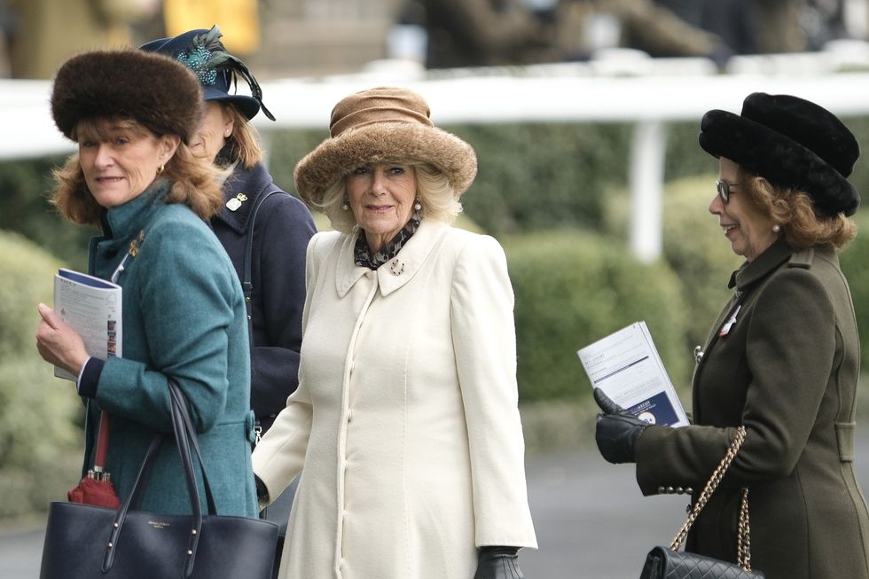 Queen Camilla and Lady Sarah Keswick