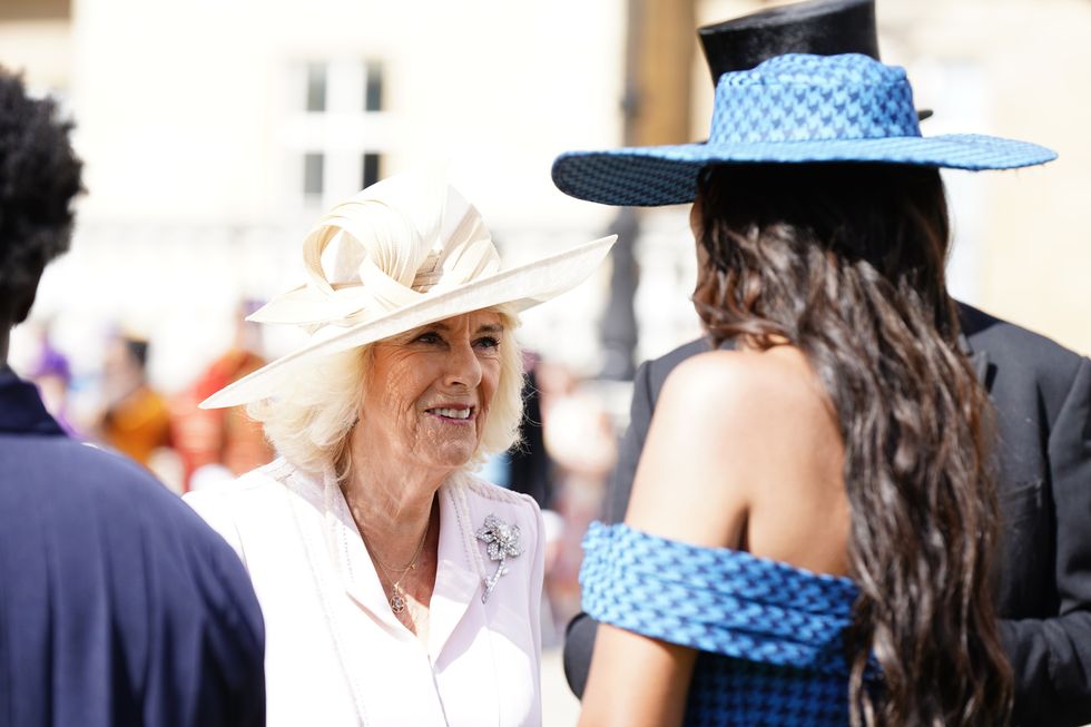 Queen Camilla and Maya Jama