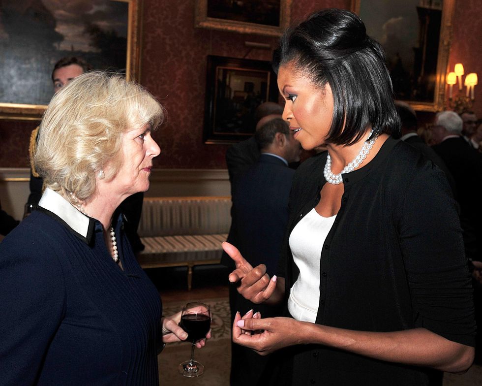 Queen Camilla and Michelle Obama