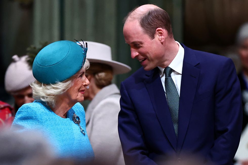 Queen Camilla and Prince William