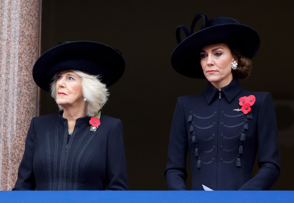 Queen Camilla and Princess Kate