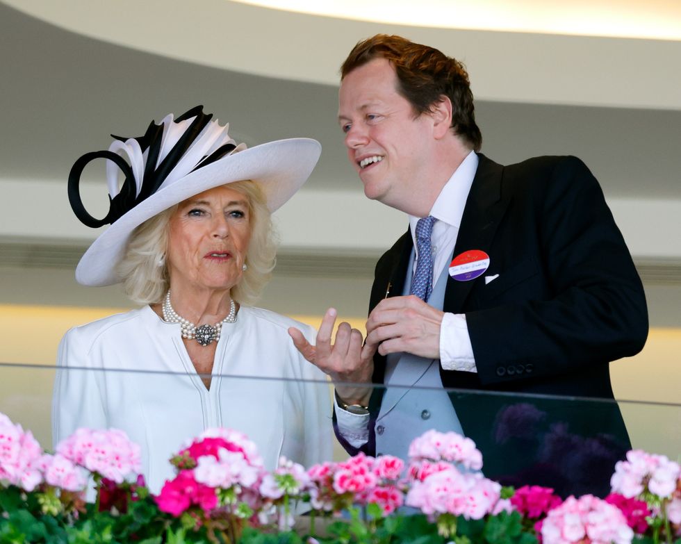 Queen Camilla and Tom Parker Bowles