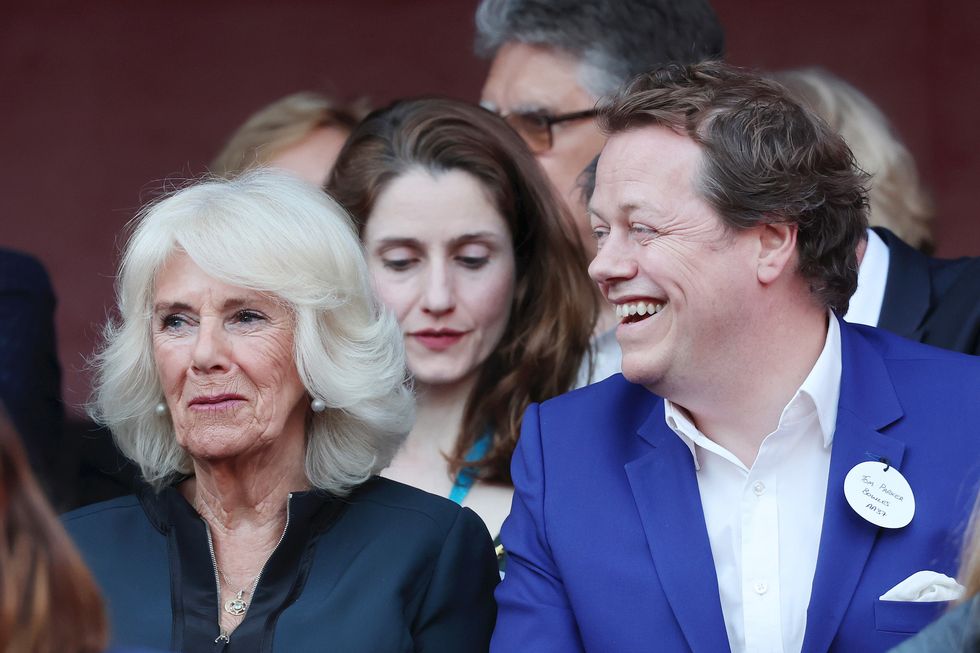 Queen Camilla and Tom Parker Bowles