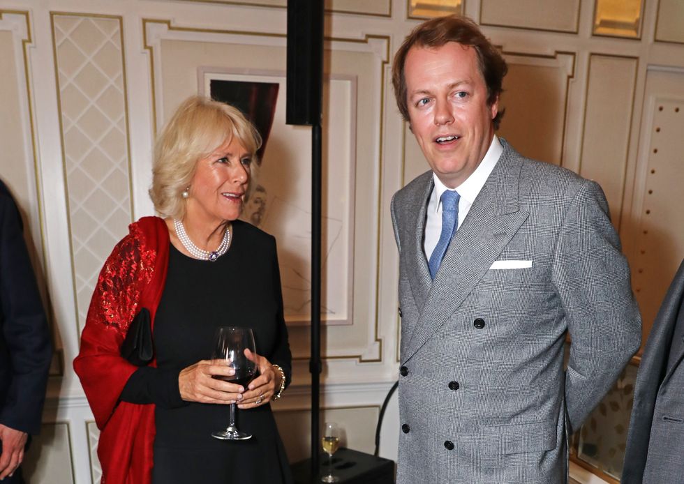 Queen Camilla and Tom Parker Bowles