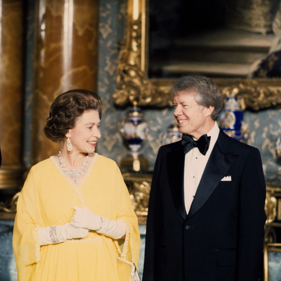 Queen Elizabeth and Jimmy Carter