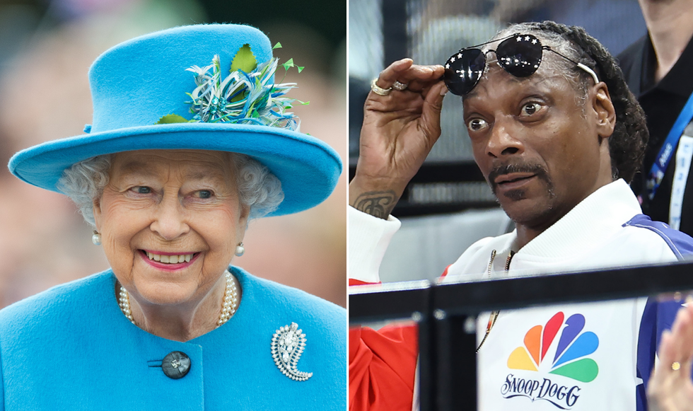 Queen Elizabeth II and Snoop Dogg