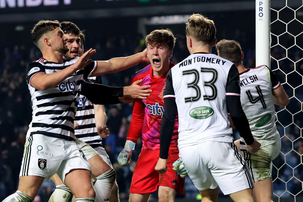 Queen's Park goalkeeper Calum Ferrie