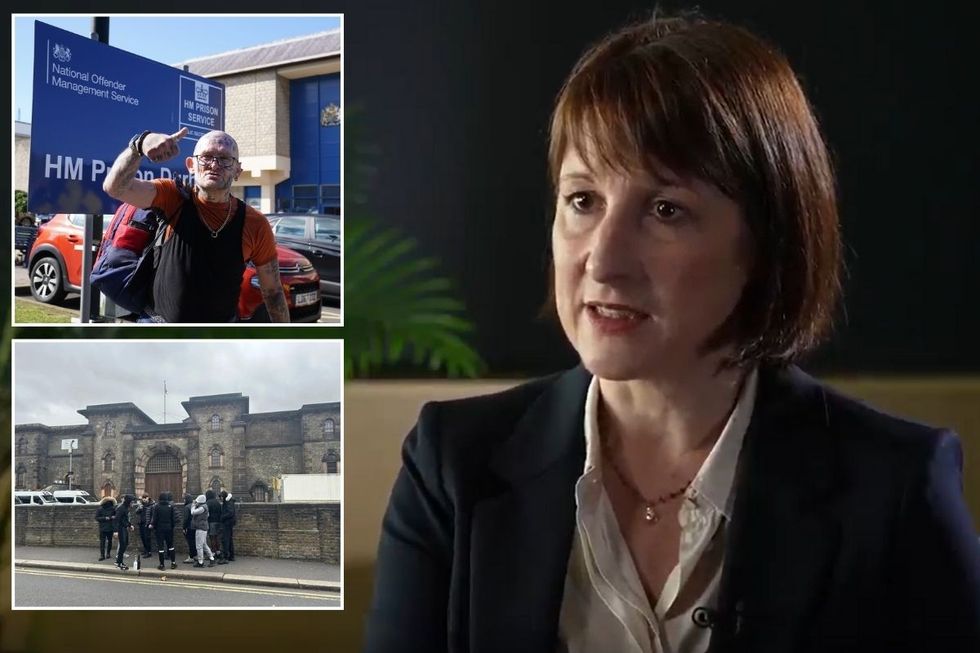 Rachel Reeves admits she was FURIOUS at prisoners popping champagne after early release