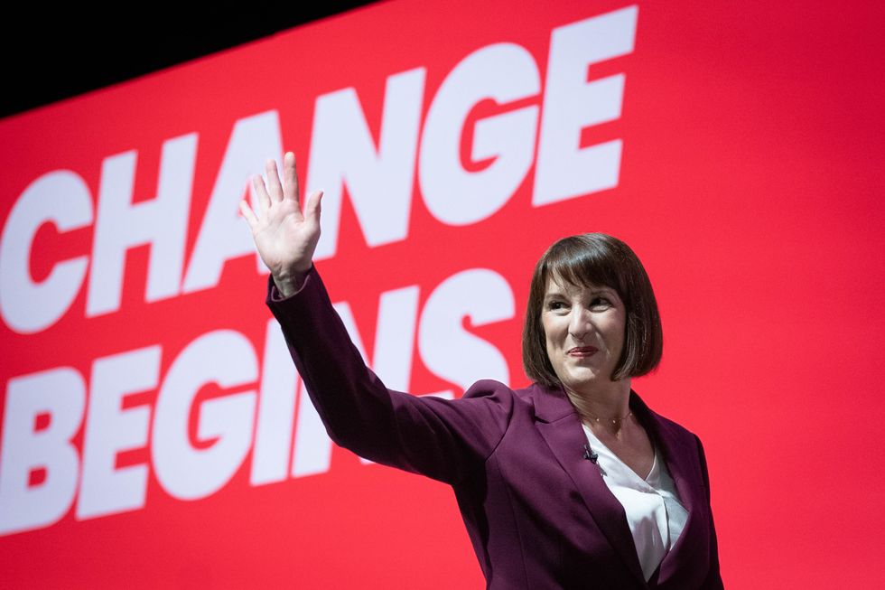 Rachel Reeves at Labour Party Conference last month in Liverpool