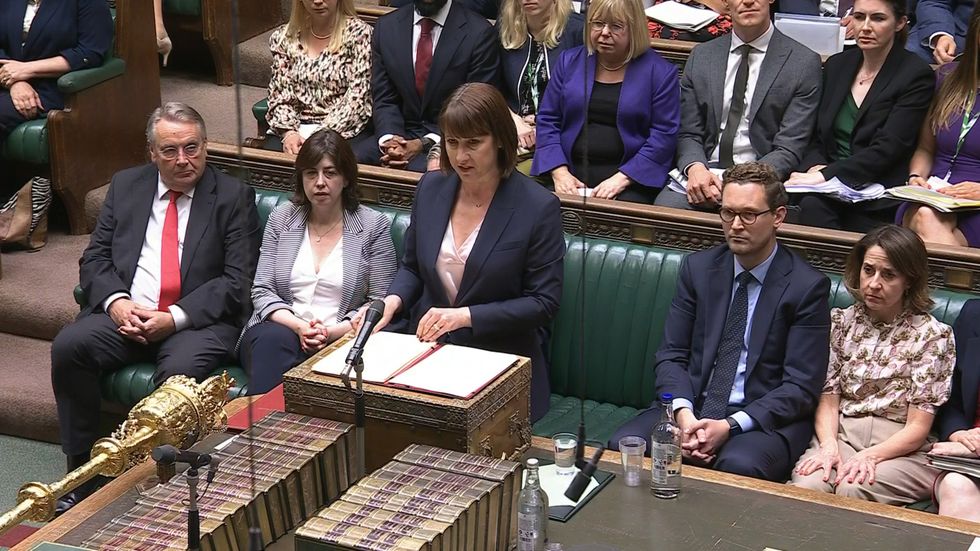 Rachel Reeves in House of Commons