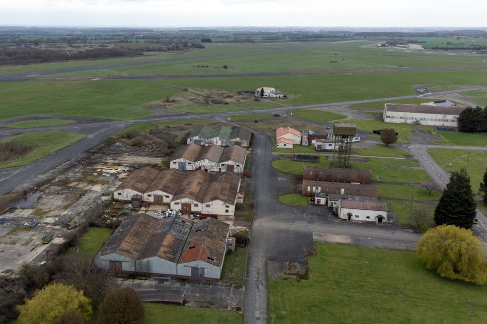 RAF Wethersfield, one of the ex-RAF bases being used to house asylum seekers