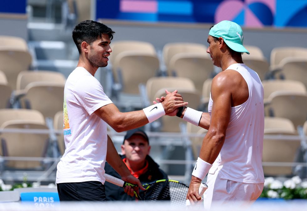 Rafael Nadal and Carlos Alcaraz are also in the doubles draw